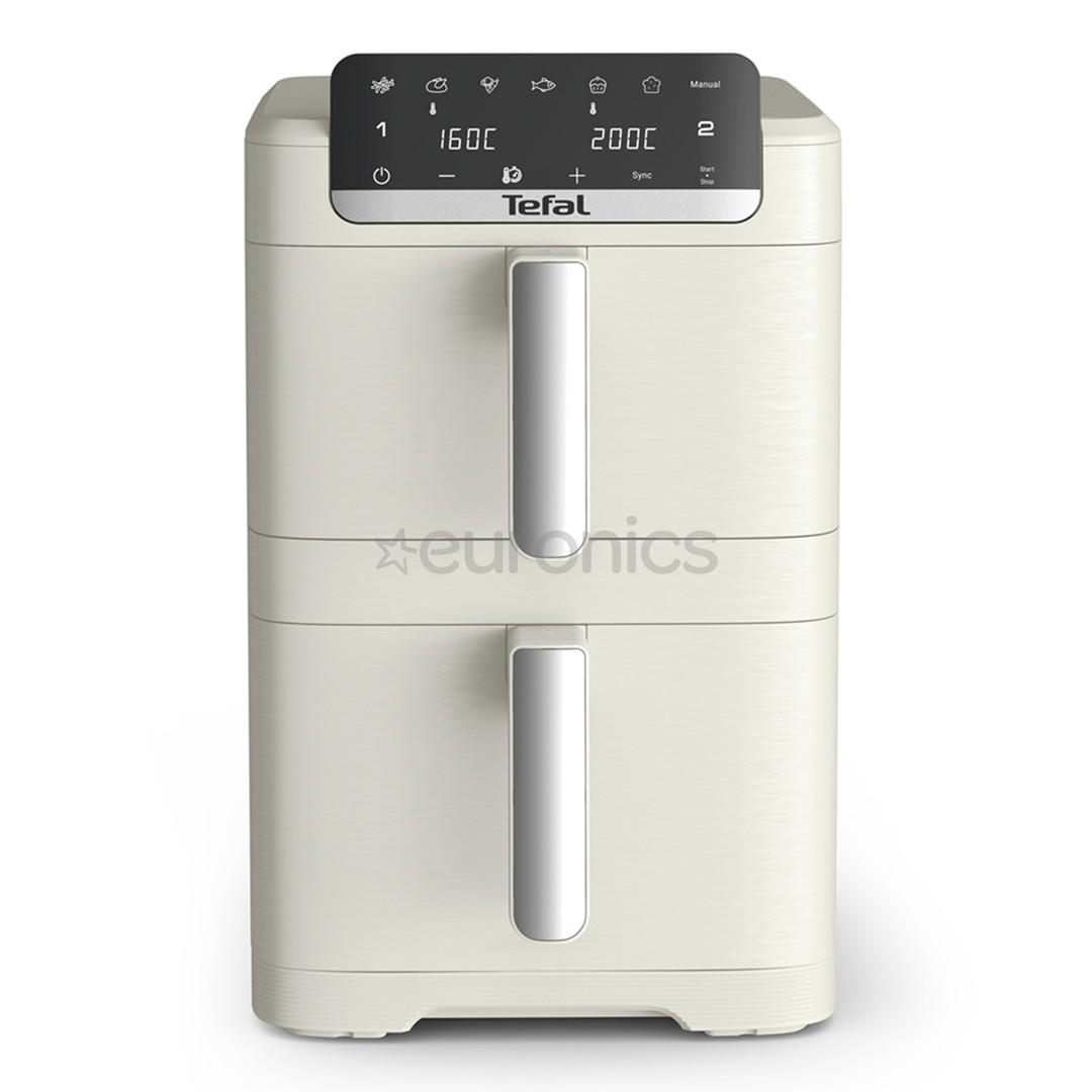 Tefal Easy Fry Crispy Stack, 10 л, 2700 Вт, бежевый - Аэрогриль