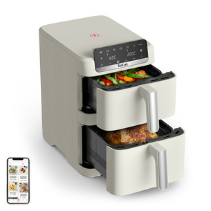 Tefal Easy Fry Crispy Stack, 10 л, 2700 Вт, бежевый - Аэрогриль