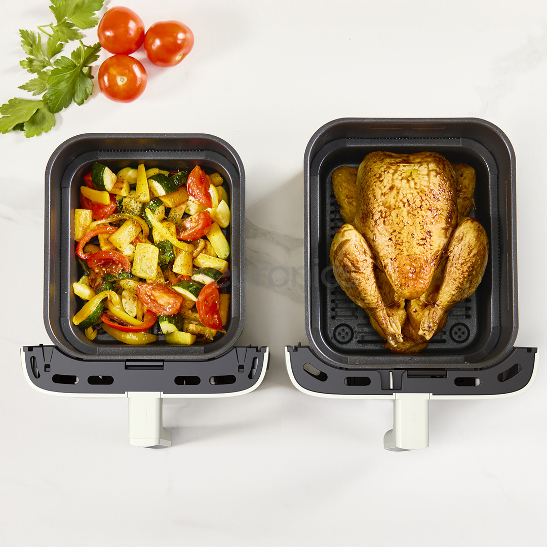 Tefal Easy Fry Crispy Stack, 10 л, 2700 Вт, бежевый - Аэрогриль