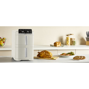 Tefal Easy Fry Crispy Stack, 10 л, 2700 Вт, бежевый - Аэрогриль