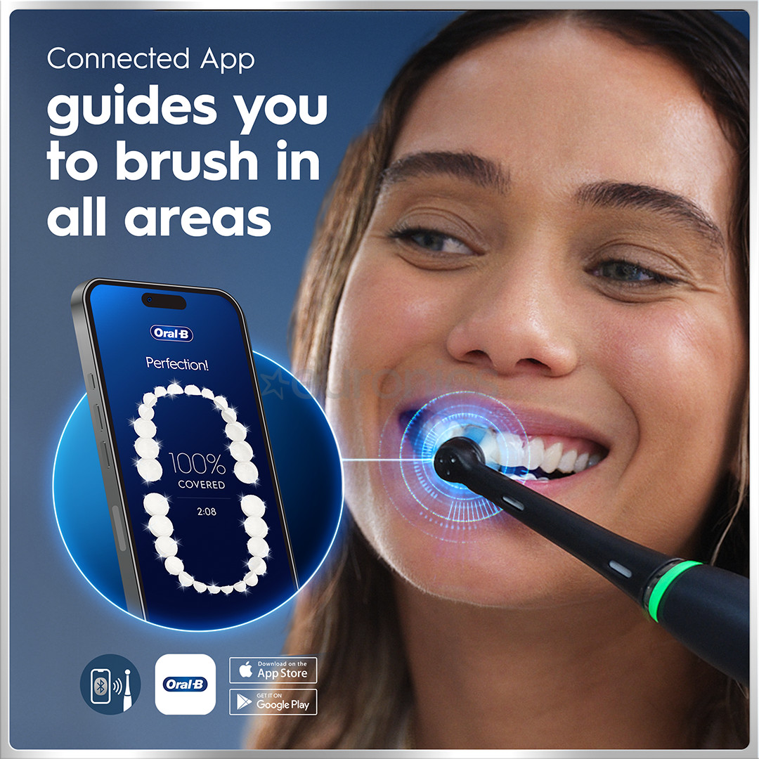 Braun Oral-B iO6 Duo Pack, черный/розовый - Комплект электрических зубных щеток