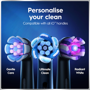 Braun Oral-B iO6 Duo Pack, черный/розовый - Комплект электрических зубных щеток
