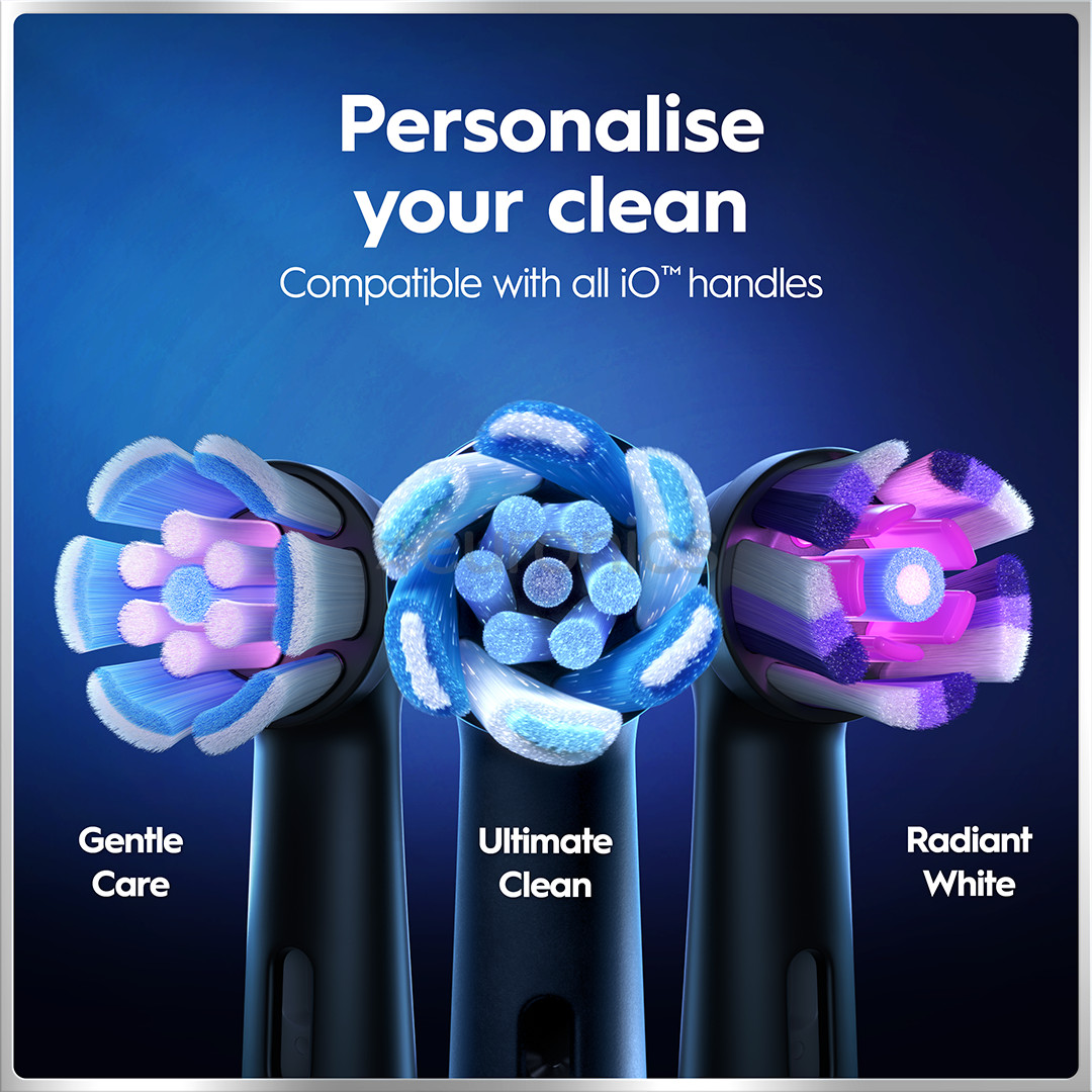 Braun Oral-B iO6 Duo Pack, черный/розовый - Комплект электрических зубных щеток