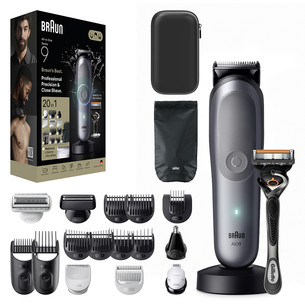Braun All-in-1 Серия 9, 20 в 1, серый - Мультитриммер