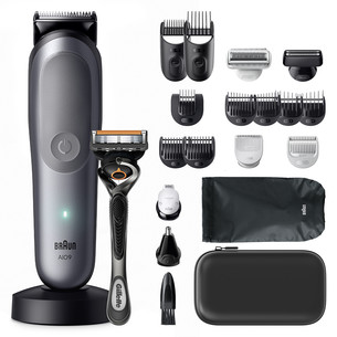 Braun All-in-1 Серия 9, 20 в 1, серый - Мультитриммер
