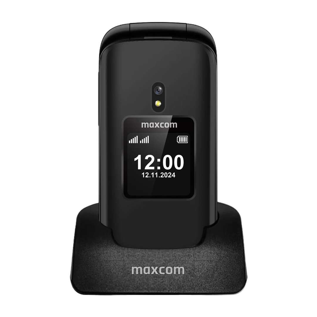 Maxcom Comfort MM834 4G, must - Mobiiltelefon