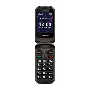 Maxcom Comfort MM834 4G, must - Mobiiltelefon