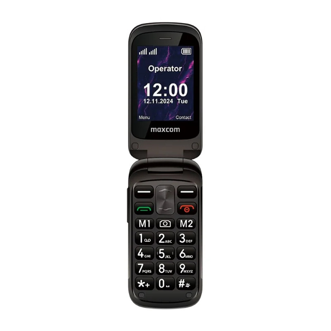 Maxcom Comfort MM834 4G, must - Mobiiltelefon