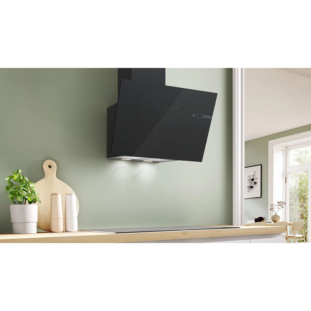 Bosch Series 6, 768 m³/h, laius 60 cm, must - Õhupuhasti