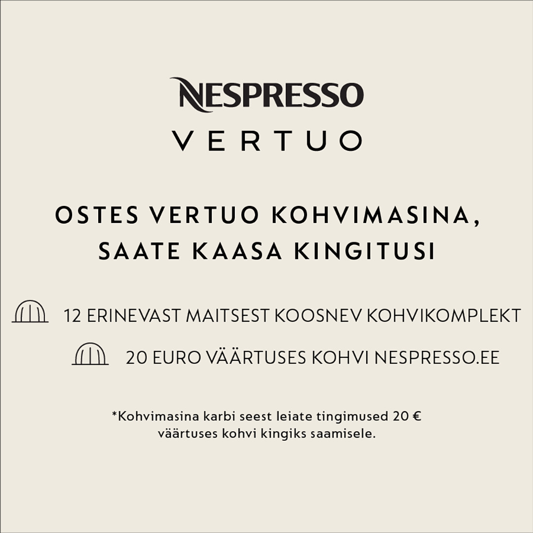Krups Nespresso Vertuo Pop, valge - Kapselkohvimasin