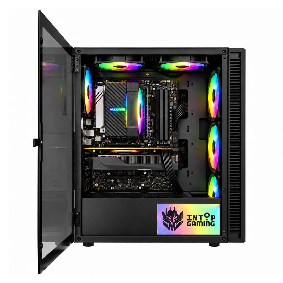Intop Gaming I5, i5, 32 GB, 1 TB, RTX 5060, must - Lauaarvuti