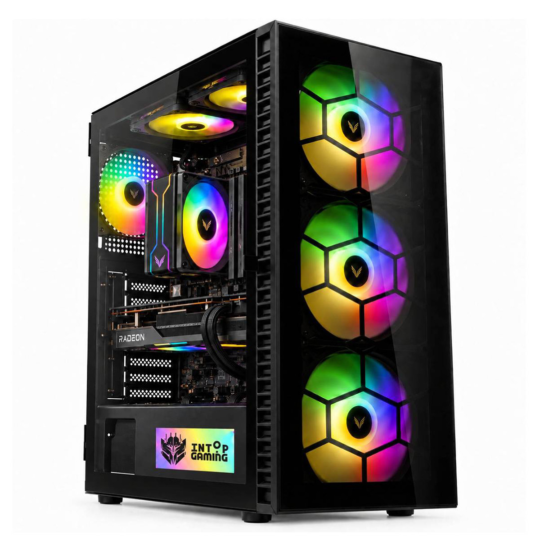 Intop Gaming I5, i5, 32 GB, 1 TB, RTX 5060, must - Lauaarvuti
