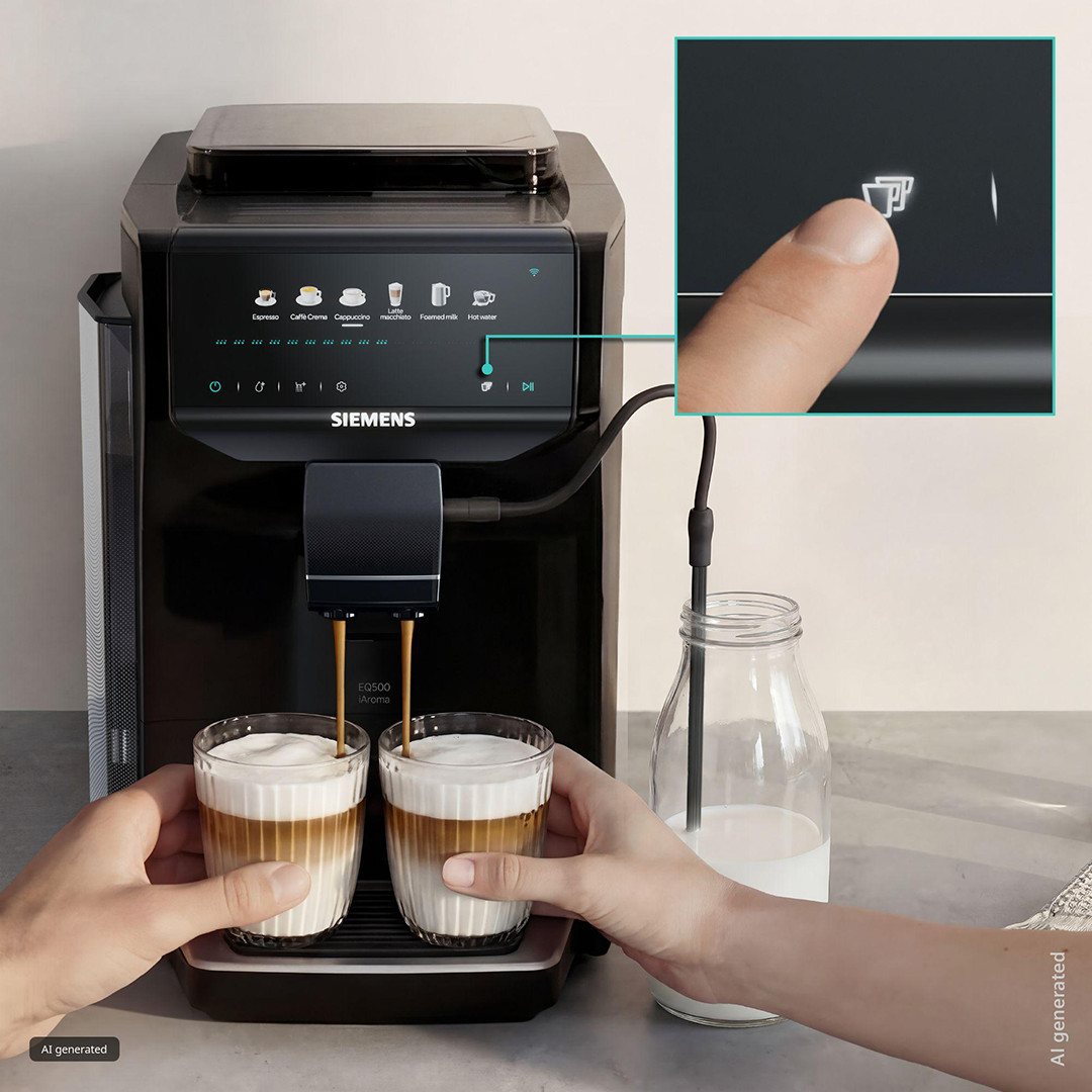 Siemens EQ500 iAroma, черный - Кофемашина