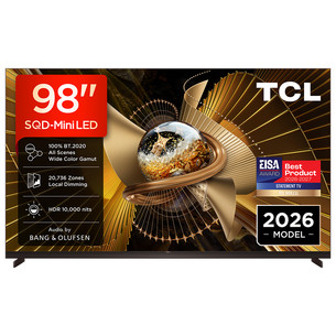 TCL X11L, 98", 4K UHD, SQD Mini LED, brown - TV 98X11L