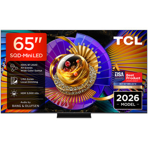 TCL C79L, 65", 4K UHD, SQD-Mini LED, must - Teler 65C79L