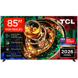 TCL RM9L, 85", 4K UHD, RGB-Mini LED, black - TV 85RM9L