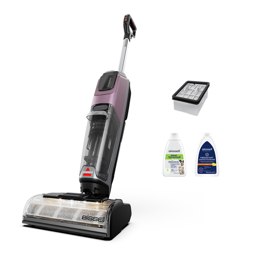 Bissell CrossWave OmniForce EdgeFind Select, roosa/hõbedane - Juhtmevaba kõvapõranda puhastaja