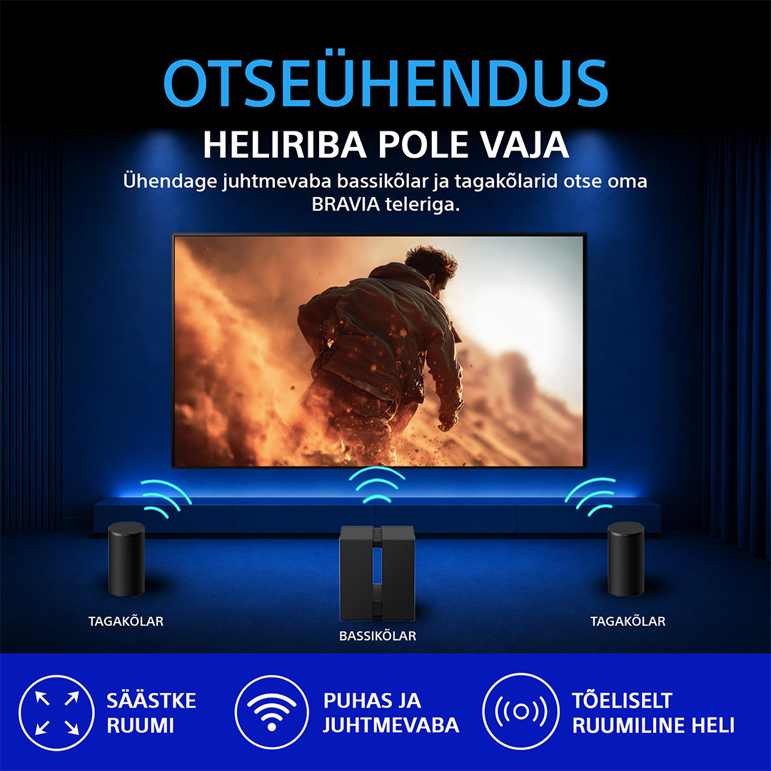 Sony Bravia 6 A65,  65'', 4K UHD, OLED, black - TV