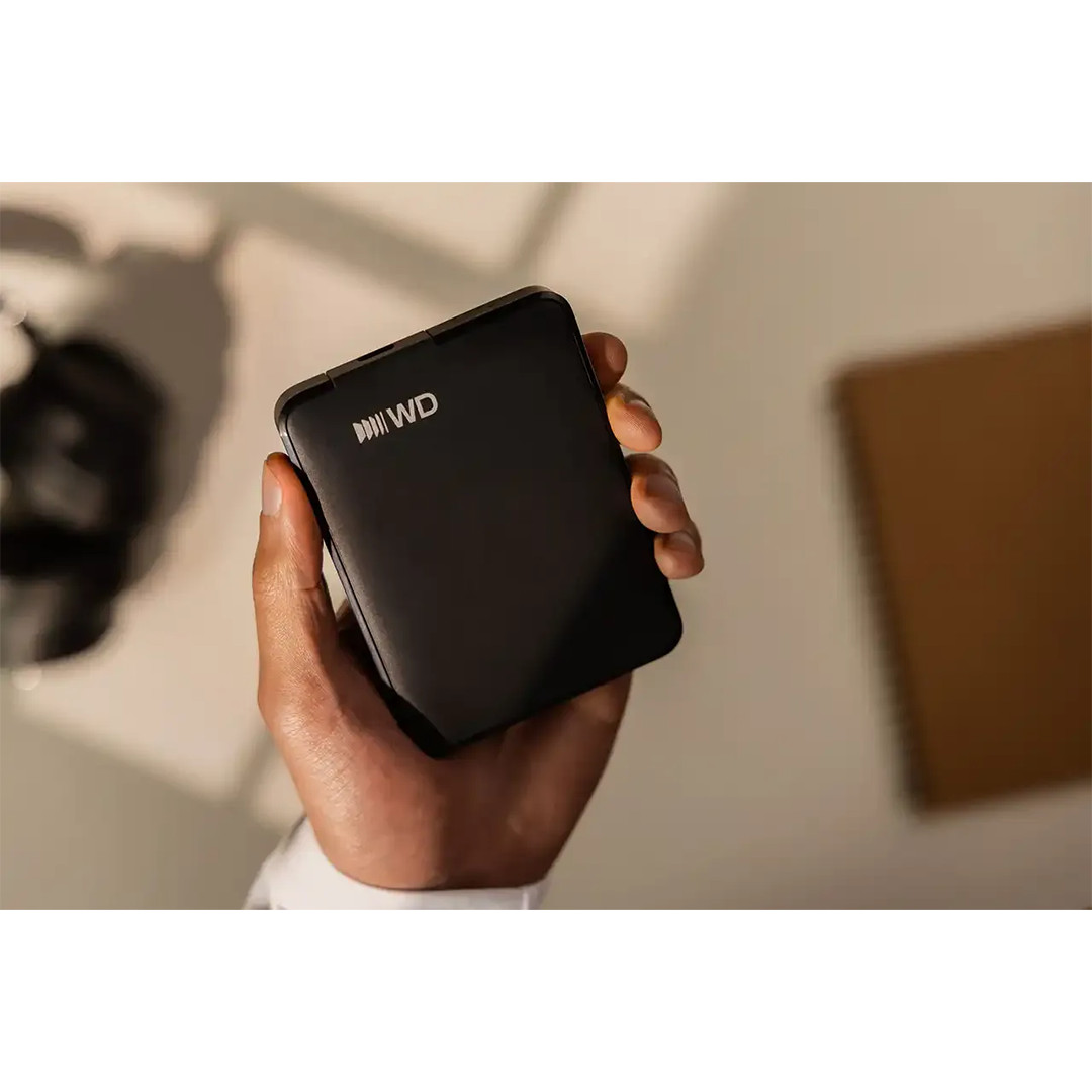 Western Digital Elements Portable (USB-C), 1 TB, must - Väline kõvaketas