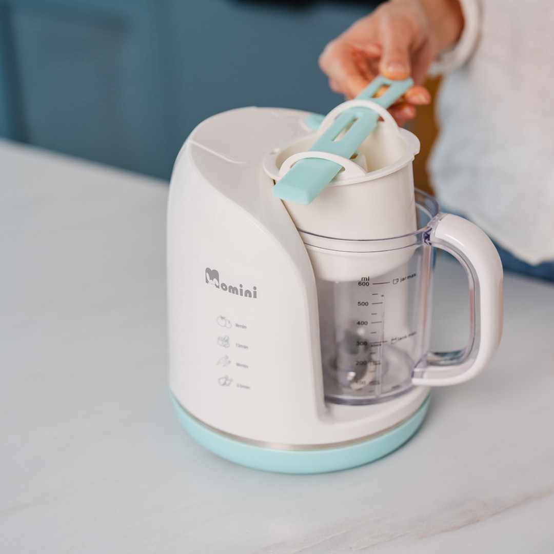 Momini TinyJar 4-in-1, white - Steam blender