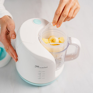 Momini TinyJar 4-in-1, white - Steam blender