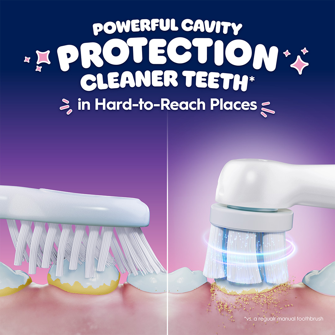 Braun Oral-B iO Kids Disney Stitch Angel, roosa - Elektriline hambahari