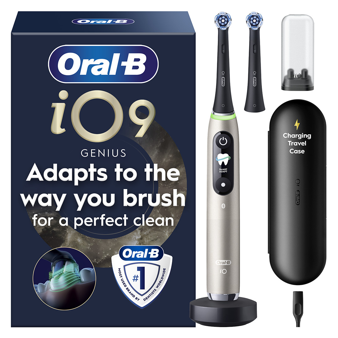 Braun Oral-B iO 9, Lunar Gold, kuldne - Elektriline hambahari