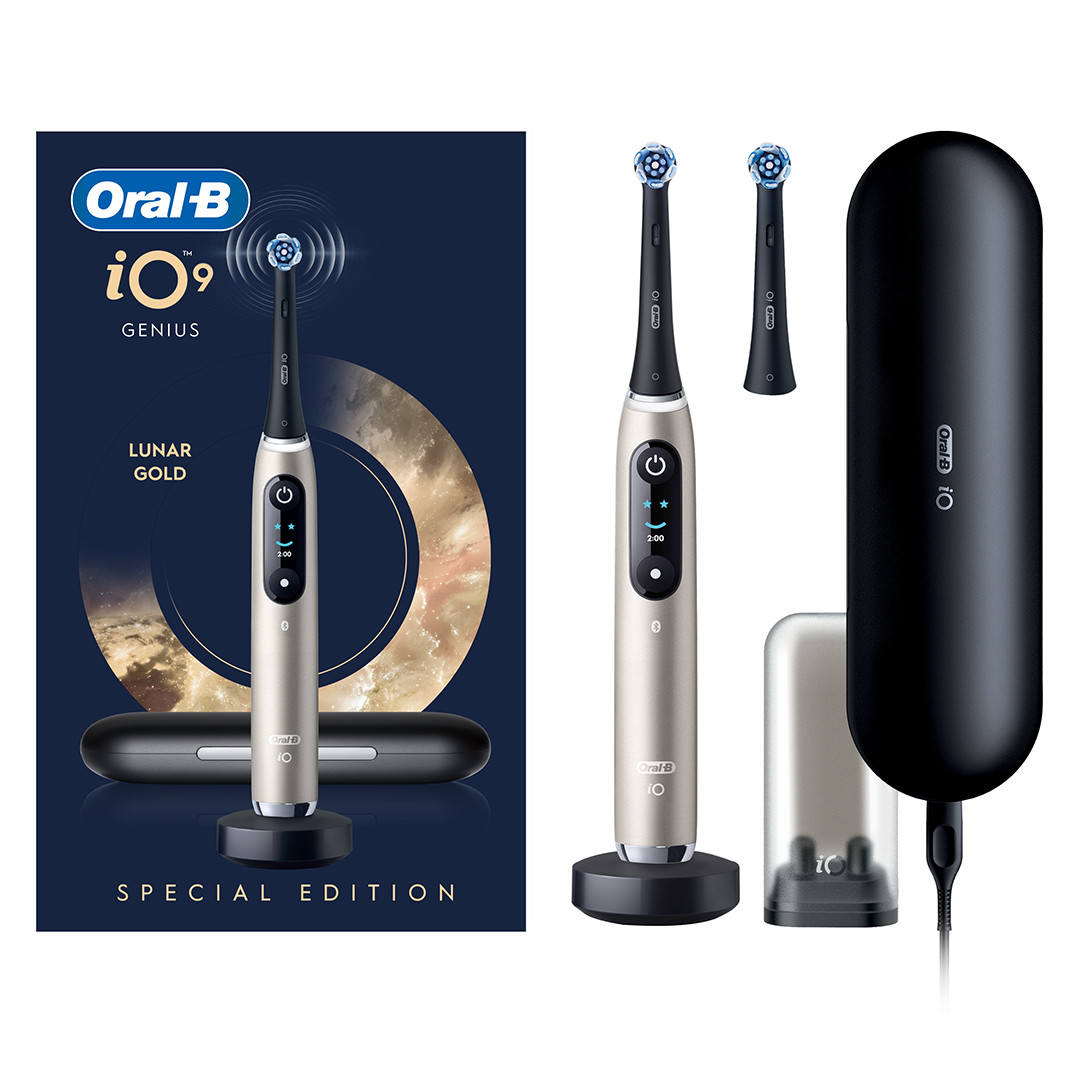 Braun Oral-B iO 9, Lunar Gold, kuldne - Elektriline hambahari