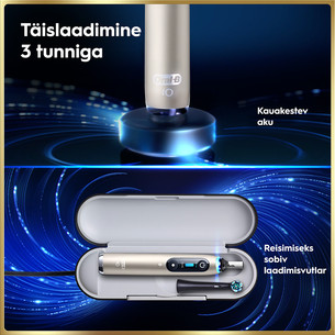 Braun Oral-B iO 9, Lunar Gold, kuldne - Elektriline hambahari