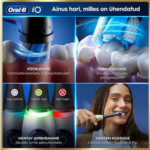 Braun Oral-B iO 9, Lunar Gold, kuldne - Elektriline hambahari