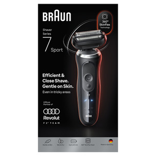 Braun, Series 7 Sport, Wet & Dry, black - Shaver