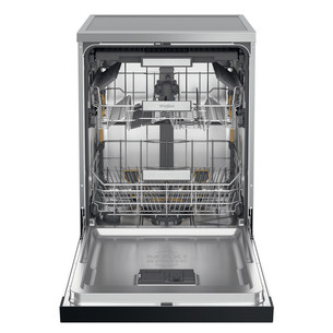 Whirlpool, 15 place settings, stainless steel - Free standing dishwasher