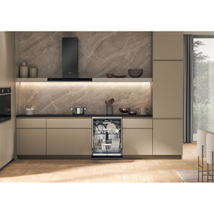 Whirlpool, 15 place settings, stainless steel - Free standing dishwasher