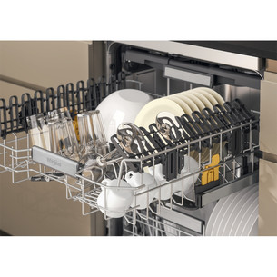 Whirlpool, 15 place settings, stainless steel - Free standing dishwasher