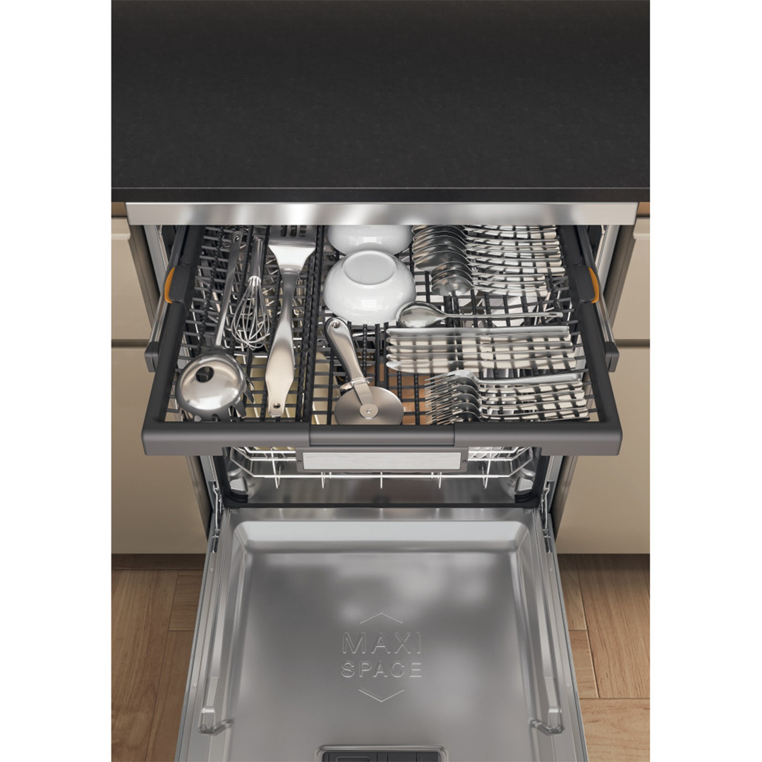 Whirlpool, 15 place settings, stainless steel - Free standing dishwasher