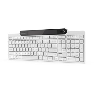 Lenovo 800 Self-Charging Bluetooth Keyboard, US, valge - Juhtmevaba klaviatuur
