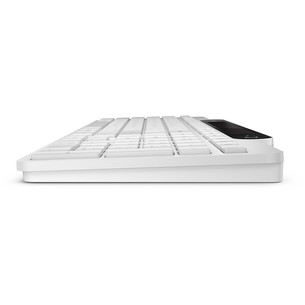 Lenovo 800 Self-Charging Bluetooth Keyboard, US, valge - Juhtmevaba klaviatuur