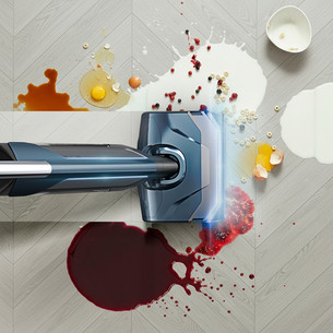 Tefal X-Clean Vision Pro, 2 в 1, сухая и влажная уборка, черный - Беспроводное устройство для уборки твердых полов
