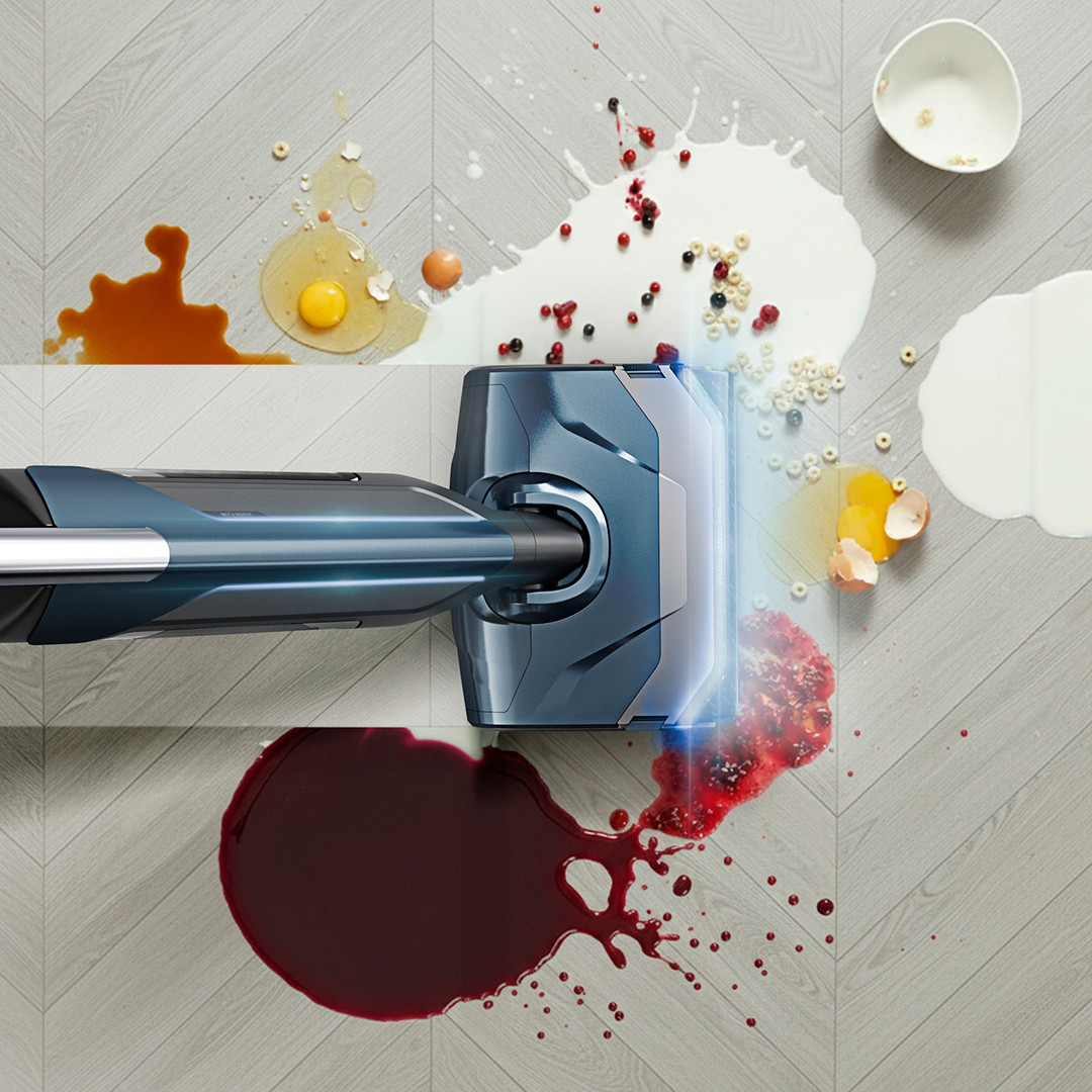 Tefal X-Clean Vision Pro, 2 в 1, сухая и влажная уборка, черный - Беспроводное устройство для уборки твердых полов