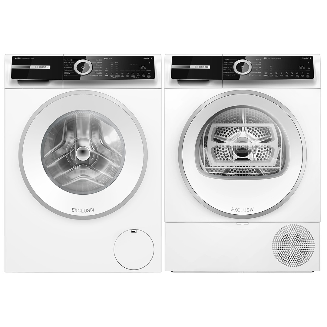 Bosch, Seeria 6, 11 kg + 9 kg - Pesumasin + pesukuivati