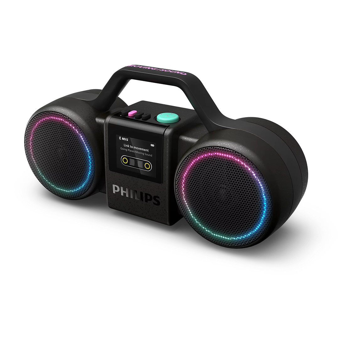 Philips The Roller, черный - Портативная беспроводная колонка