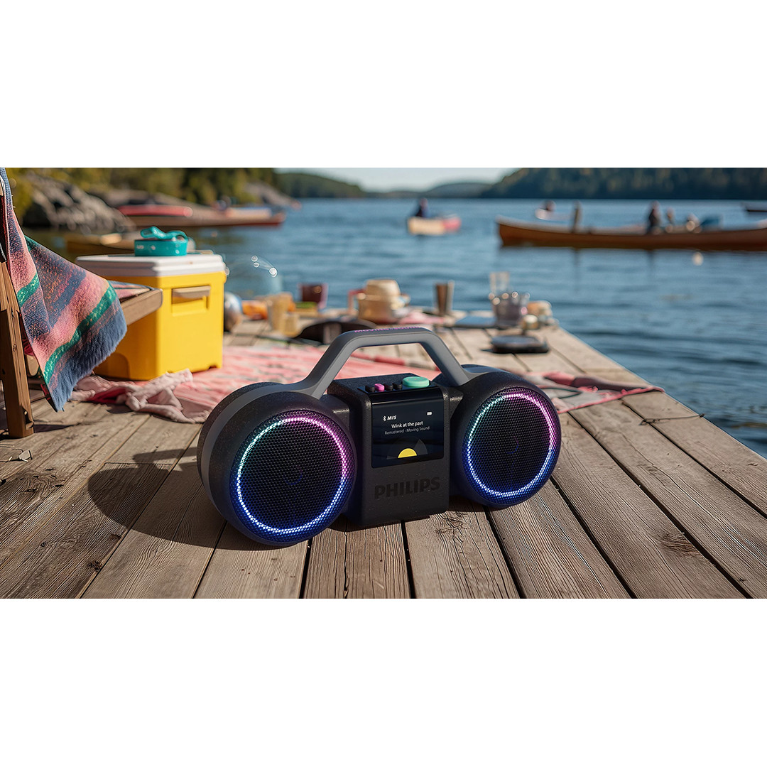 Philips The Roller, черный - Портативная беспроводная колонка