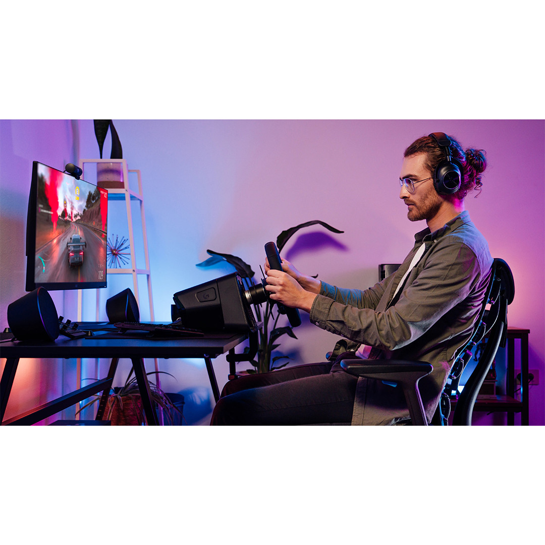 Logitech G Pro Racing Wheel, PC/XBOX, must - Sim rooli komplekt