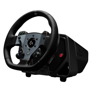 Logitech G Pro Racing Wheel, PC/XBOX, must - Sim rooli komplekt