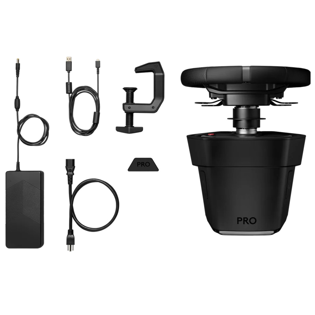 Logitech G Pro Racing Wheel, PC/XBOX, must - Sim rooli komplekt