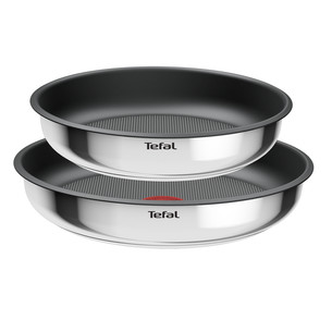 Tefal Ingenio Cook Eat, 3-osaline komplekt, roostevaba teras - Pannide komplekt + eemaldatav käepide