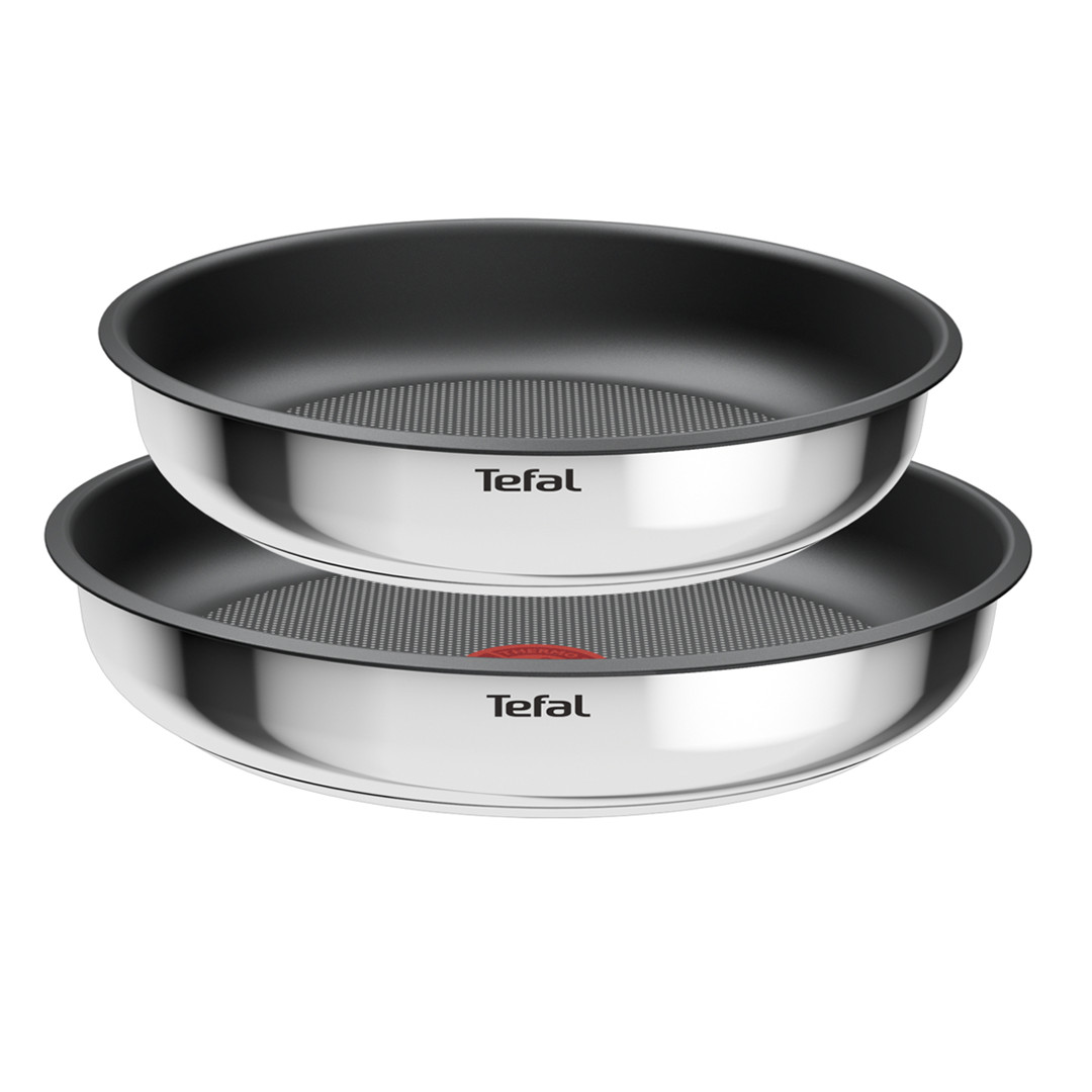 Tefal Ingenio Cook Eat, 3-osaline komplekt, roostevaba teras - Pannide komplekt + eemaldatav käepide