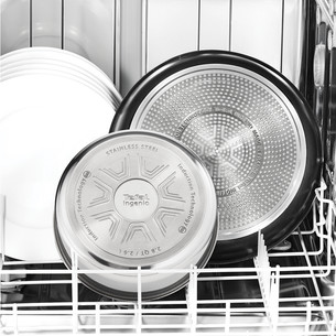 Tefal Ingenio Cook Eat, 3-osaline komplekt, roostevaba teras - Pannide komplekt + eemaldatav käepide