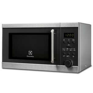 Electrolux, 19 L,  black/silver - Microwave oven with grill