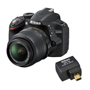 Зеркальная фотокамера D3200 + беспроводной мобильный адаптер, Nikon